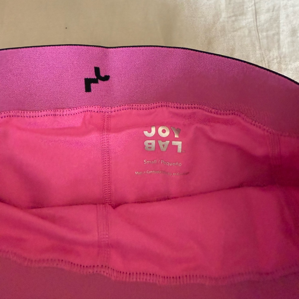 JoyLab Pink Checkered Mini Skirt - Picture 4 of 4